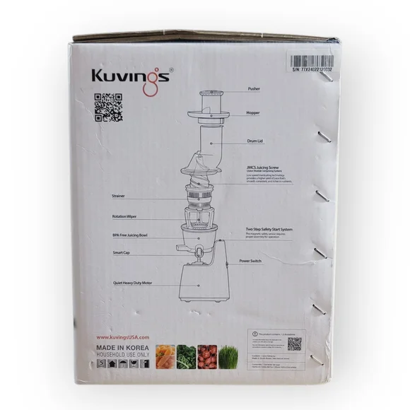 Kuvings Whole Slow JuicerC7000S in Silver New - Picture 3 of 3